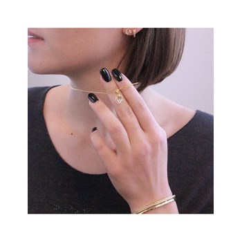 Elegant Bracelet - Gold and Crystal