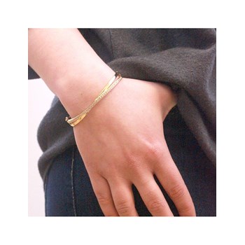 Criss Bracelet - Gold and Crystal