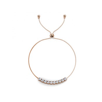 Bracelet Crystal Mia - Or Rosé et Cristal