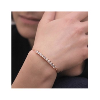 Bracelet Crystal Mia - Or Rosé et Cristal
