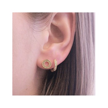 Oorbellen Ophir - Goud en Kristal