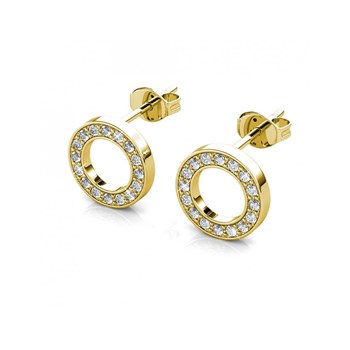 Oorbellen Ophir - Goud en Kristal