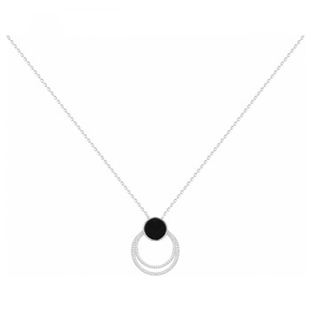 Collier Sariah en Argent avec oxyde de zirconium blanc