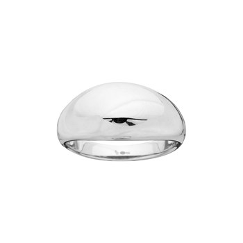 Bague bombée en Argent