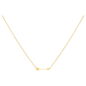 Collier en Plaqué Or avec oxyde de zirconium blanc