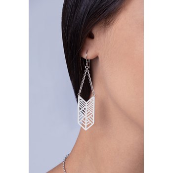 Boucles d'oreilles pendantes en Acier