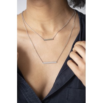Collier multi-chaînes en Acier