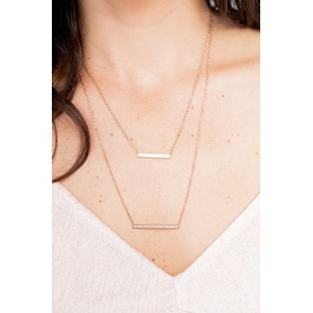 Collier multi-chaînes en Acier