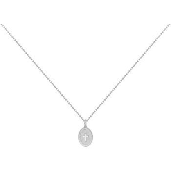 Collier en Argent avec oxyde de zirconium blanc