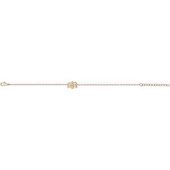 Bracelet souple mono-motif en Plaqué Or