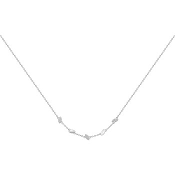 Collier multi-motifs en Argent avec oxyde de zirconium blanc