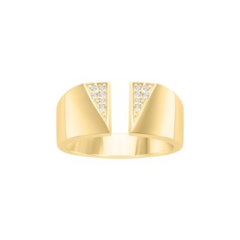 Bague ouverte en Plaqué Or