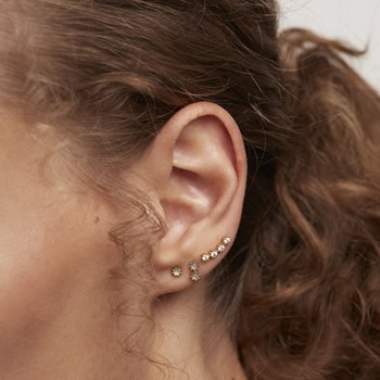 Set Boucles d'Oreilles Motion Kara plaqué or
