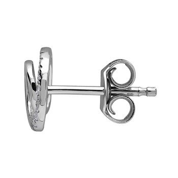 Boucles d'oreilles double cercle or oxydes