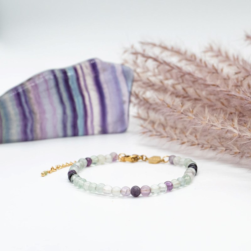 Bracelet Serena en pierres Fluorite - vue 5