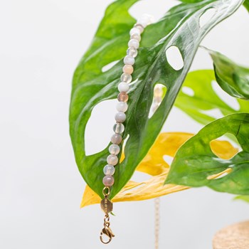 Serena armband met Botswana Agaat stenen