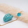 Bracelet Hexalia en pierres Turquoise - vue V5