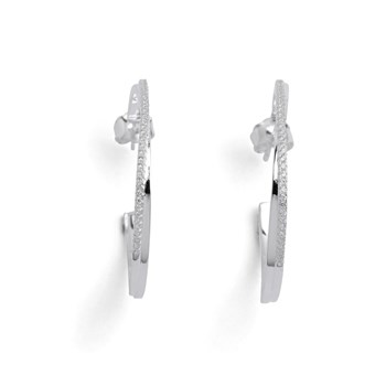 Boucles d'oreilles créoles Argent 925 LESLIE