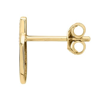 Boucles d'oreilles Brillaxis ovales or oxydes