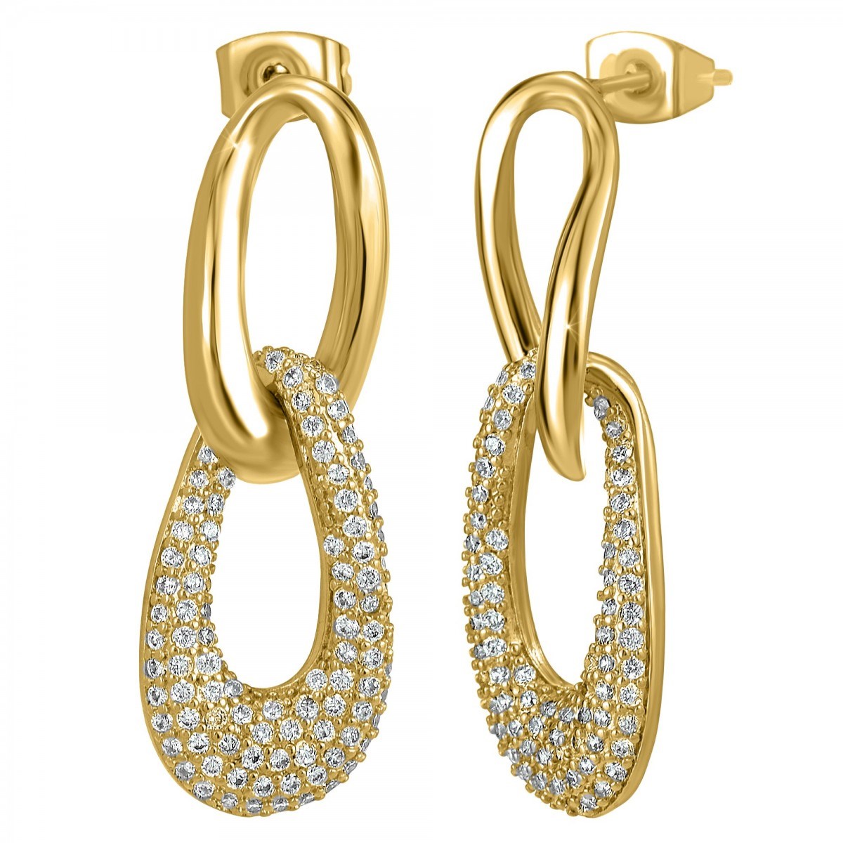 Boucles d'oreilles SC Bohème ornées de Zirconium