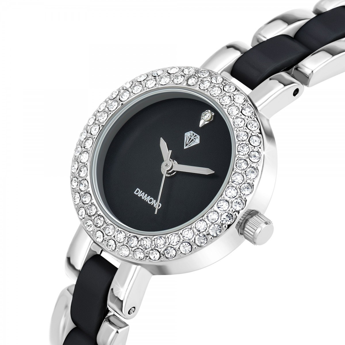 Montre Cassandra élégante SC Crystal ornée d'un véritable diamant - vue 3