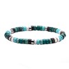 Bracelet Perles Heishi Turquoise Jaspe Vert - vue V1