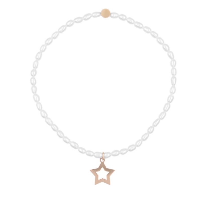 Bracelet Or et Perles Baroques - Femme