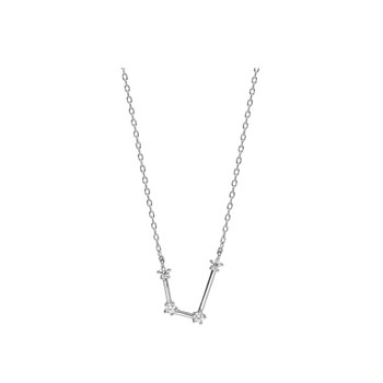 Aquarius Constellation Necklace - Silver