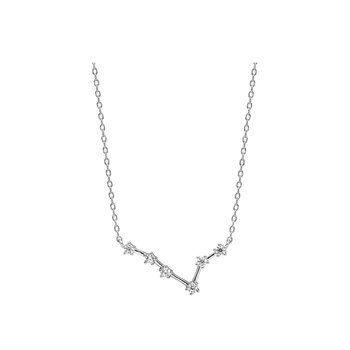 Collier Constellation Poisson - Argent