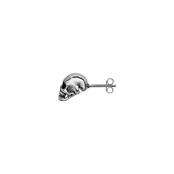 Boucles d'oreilles Tête de Mort - Acier