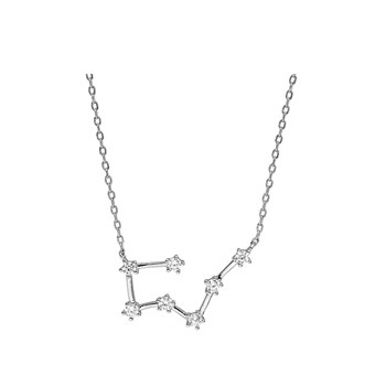 Collier Constellation Taureau - Argent