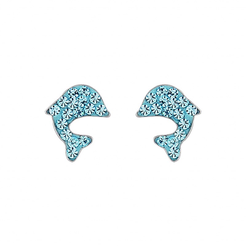 Boucles d'oreilles Dauphins - Argent