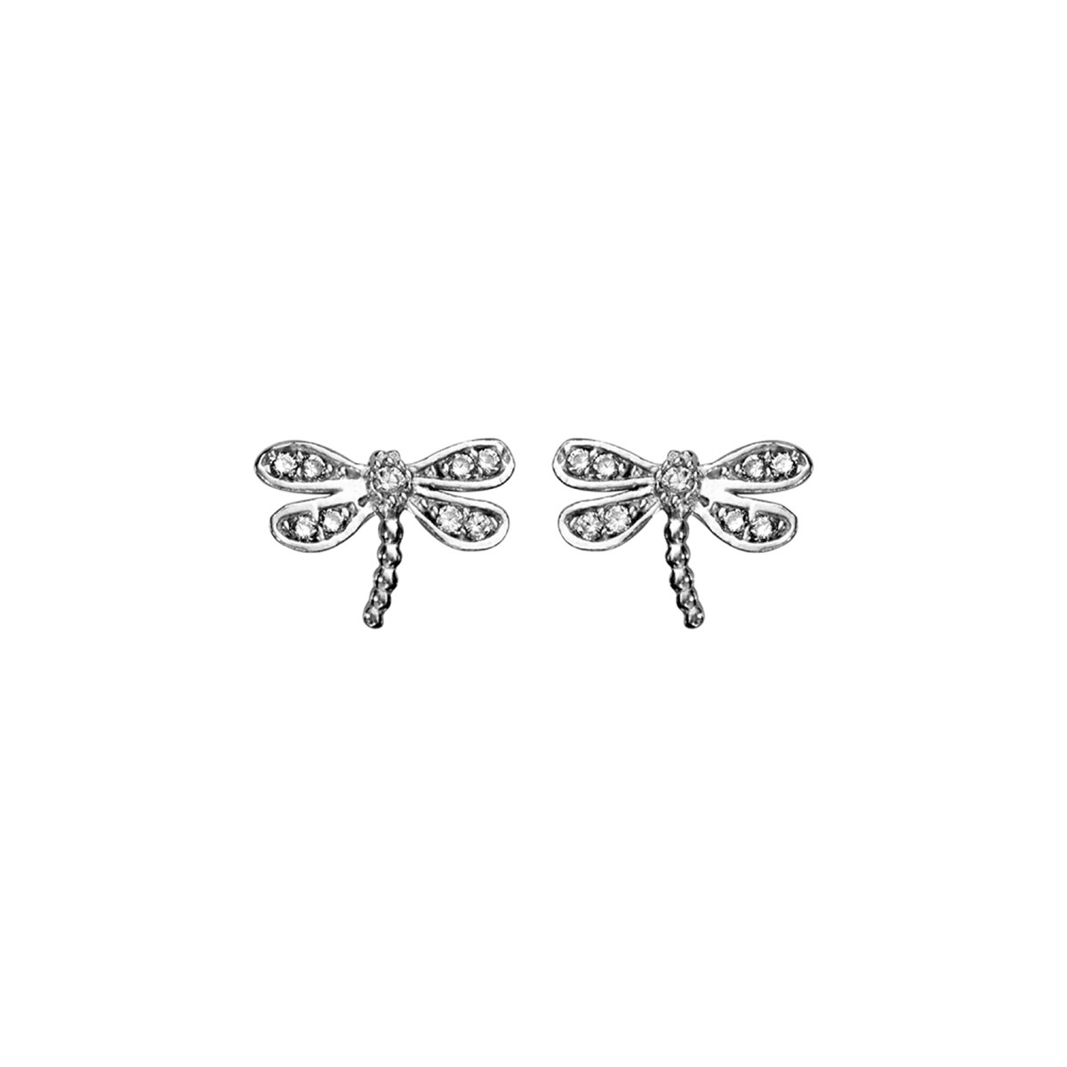 Boucles d'oreilles Libellules - Argent