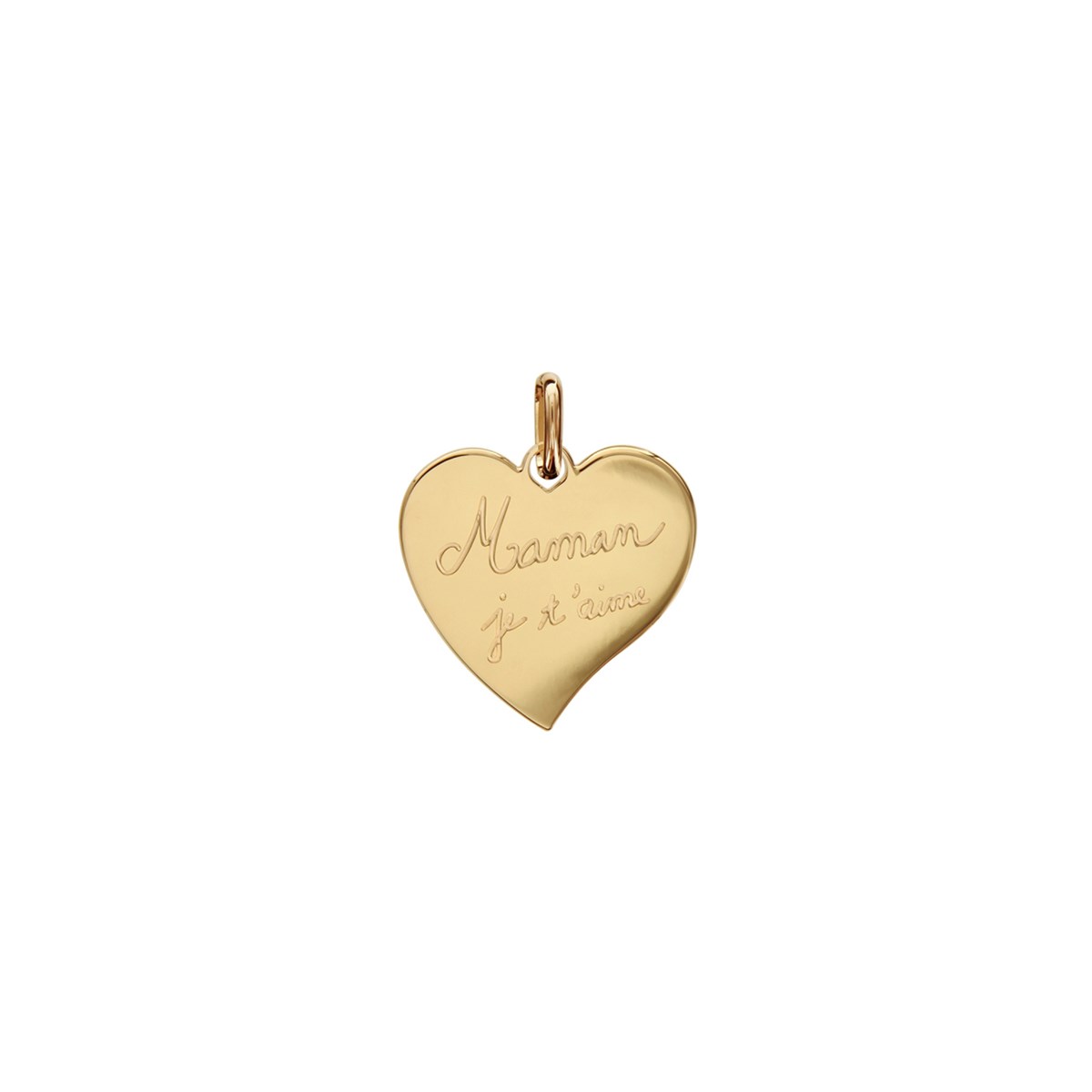 Pendentif Coeur - Plaqué or