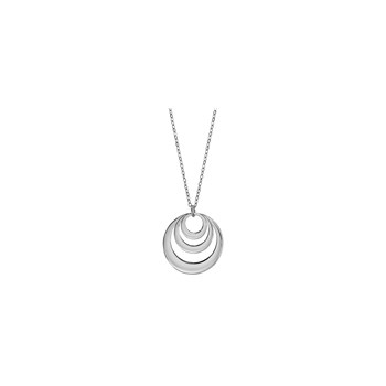 Collier Argent - 3 Cercles  Personnalisable