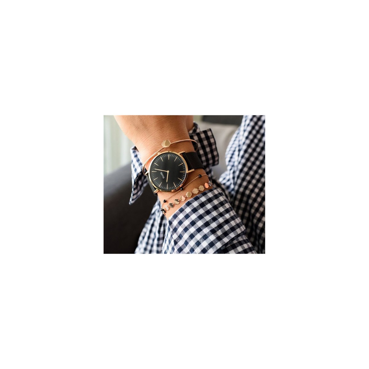 Montre Cluse - Boho chic Mesh - CW0101201010 - Bicolore - vue 4