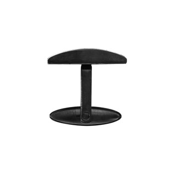 Boutons de manchette - Acier noir
