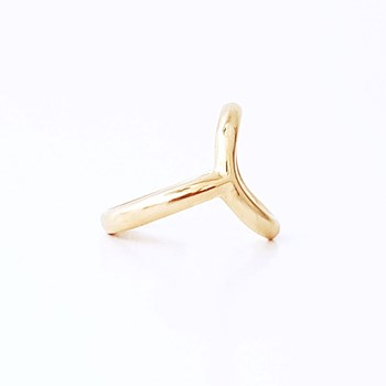 Bague grand rond or femme