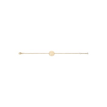 Bracelet plaqué or - Maman je t'aime