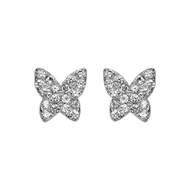 Boucles d'oreilles Papillon - Argent