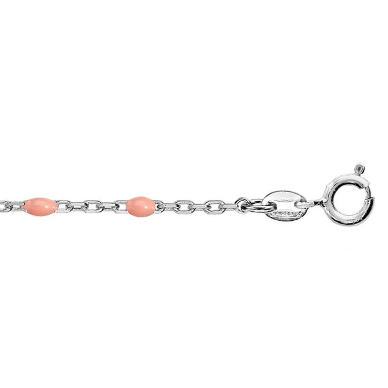 Bracelet argent - Olives roses