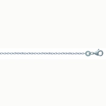 Chaîne de cheville argent maille forçat