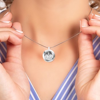 Pour la Vie ketting met SC Crystal fonkelende kristallen