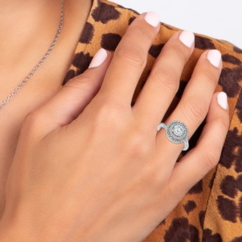 Bague SC Crystal ornée de Zirconium