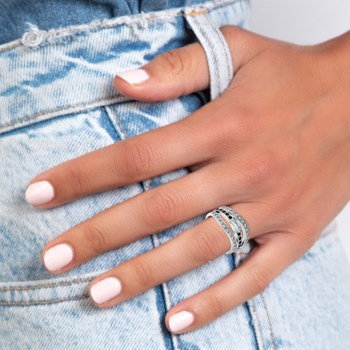 Bague SC Crystal ornée de Zirconium