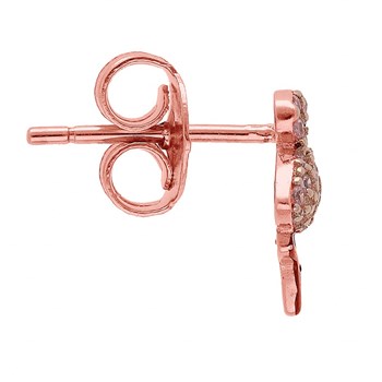 Boucles d'oreilles Flamant rose - Argent