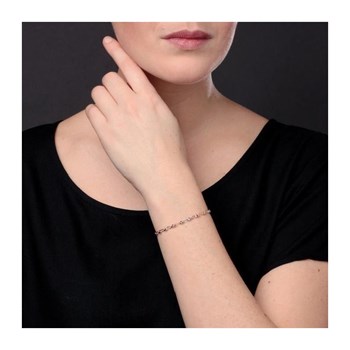 Bracelet 3 Ors - Or Tricolore - Grain de Café Jaune, Blanc et Rose - Femme
