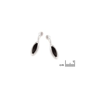 Boucles d'oreilles agate en argent