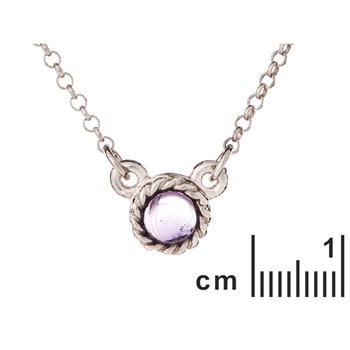 COLLIER ARGENT AMETHYSTE