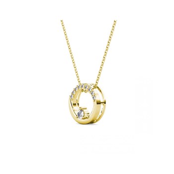 Pendentifs Clarine - Doré et Cristal